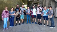 Reencuentro entre Soneira y el grupo brasile�o Lembranzas e Agarimo.