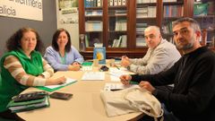 Reunion de los sindicatos Satse (sanitario,) y ANPE (educativo) para pedir la enfermer�a escolar en Galicia