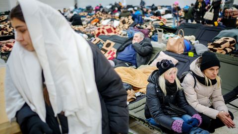 Refugiados ucranianos en Polonia