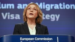 Henna Virkkunen, vicepresidenta del Ejecutivo comunitario responsable de Soberan�a Tecnol�gica, Seguridad y Democracia, en una imagen de archivo.