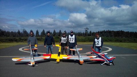 Club Aeromodelismo As Gaivotas, en las instalaciones de A Silva, en Rodís, Cerceda