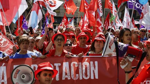 Manifestacin del sector alimentario en Ourense