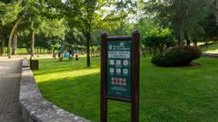 O parque infantil do Sango�edo � un dos que existen actualmente na localidade