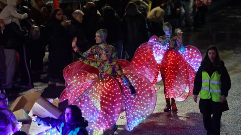 Medio millar de figurantes participaron en la cabalgata de Reyes de A Coru�a