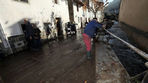 Las consecuencias de la tromba de agua en Viveiro