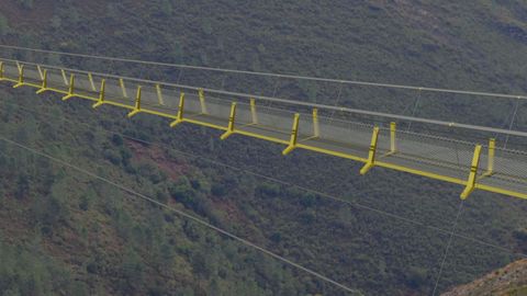 Una recreación del aspecto que tendría el puente, según el proyecto técnico diseñado por l Centro de Innovación Tecnolóxica en Edificación de Enxeñería Civil de la Universidade de A Coruña