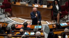 El primer ministro francs, Franois Bayrou, presenta su declaracin de poltica general antes de un voto de confianza sobre el plan de recorte presupuestario.