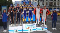 El podio del Rally Princesa de Asturias de 2019