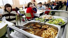 Comedor escolar del CEIP de Cervo