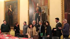 Integrantes de la Comisi�n de Seguimiento del pacto de concertaci�n local de Gij�n