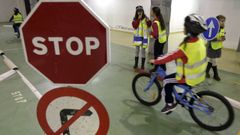 Una de las clases de seguridad vial del programa �Generaci�n 00�