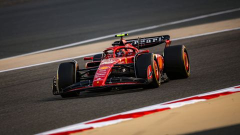 Carlos Sainz.Carlos Sainz en la segunda jornada de los test F1 de Barin