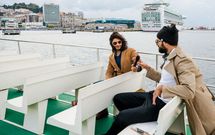 Nikhil Melnechuk y Marcos de la Fuente, en el Kerouac 2015.