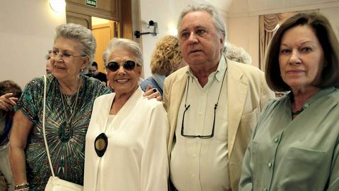 Herrera, junto a la actriz Pilar Bardem, el productor Jos� S�mano y Natalia Figueroa.