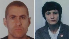 A la izquierda, Antonio Garca Martos, Toninho. A la derecha, Asuncin Losada Camba. Ambos integrantes de Resistencia Galega han sido detenidos. Estaban en la lista de los ms buscados.