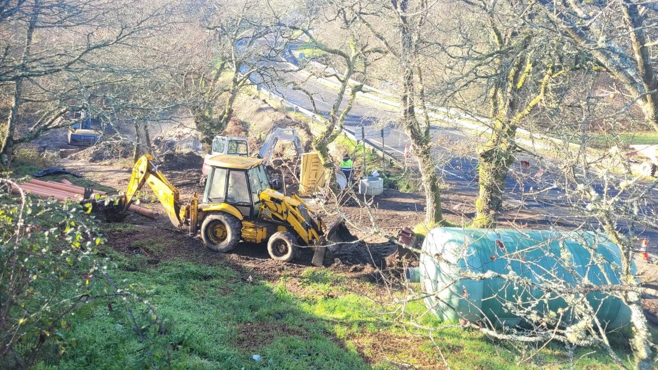 Lalín ejecutó el año pasado más de veinte redes de saneamiento en el rural