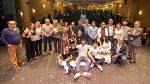 Organizaci�n e participantes na cuarta edici�n dos Premios, en xaneiro do 2025