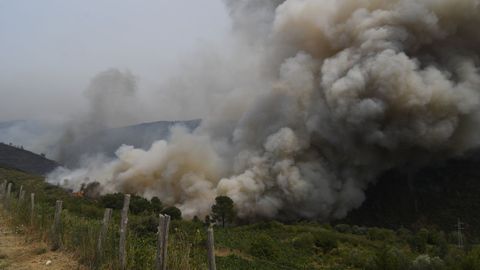 Incendio en Quiroga