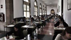 Imagen de archivo de las oposiciones del ao pasado en el IES Otero Pedrayo, Ourense, para plazas de Pedagoxa Teraputica (PT) y Audicin e Linguaxe (AL)