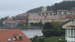 Vista de Quenxe, en Corcubi�n