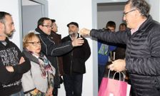 Los representantes de las asociaciones recibieron ayer las llaves del inmueble. 