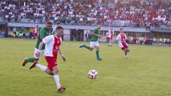 Jugadores de O Val en la final de la Copa Ferrol en A Gndara
