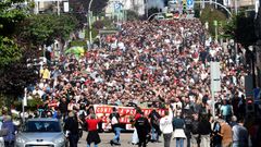 Manifestaciones del metal por Vigo