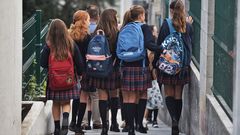 Vuelta al cole en un centro de A Coru�a