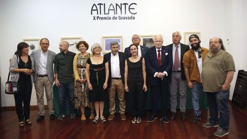 ENTREGA DE LOS PREMIOS ATLANTE EN EL MUSEO DEL GRAVADO DE ARTES E INAUGURACION DE LA EXPOSICION DE TODOS LOS PREMIADOS DE LOS ULTIMOS 10 AOS