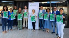 Representantes de la asociaci�n organizadora, de la Xunta, del Ayuntamiento de Monforte y de las empresas colaboradoras