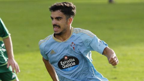 Dami�n Rodr�guez, centrocampista del Celta de Vigo