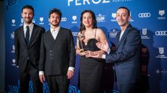 Marina Garc�a L�pez y el resto de integrantes del equipo �Ciudad sin sue�o�, entre ellos su director, Guillermo Galoe