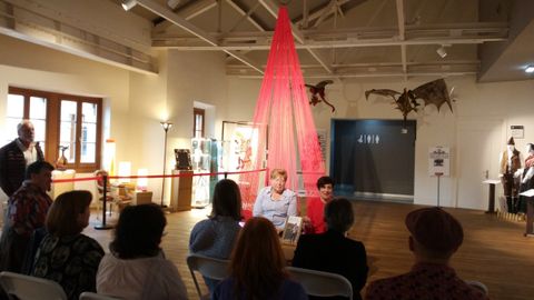 Presentaci�n, ayer, del libro sobre Pilar Quintana, artesana del telar