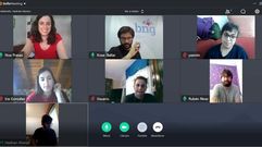 Videconferencia de Noa Presas con estudiantes