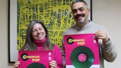 Pacoret e Daniel P�rez, na presentaci�n do Curruncho Pop