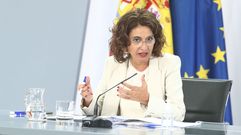 Comparecencia de Mar�a Jes�s Montero tras el Consejo de Ministros