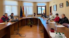 Asistentes al pleno extraordinario en A R�a de Valdeorras.