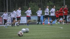 Entrenamiento del CD Boiro