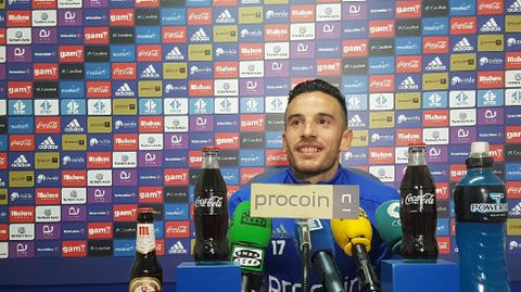 Jos� Fern�ndez en rueda de prensa