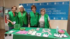 La AECC instal� una mesa informativa en el CHUO