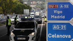 Controles policiales en Ourense