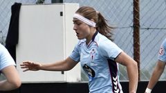 La jugadora de As Celtas Ana Toubes, en un partido de la pasada temporada.
