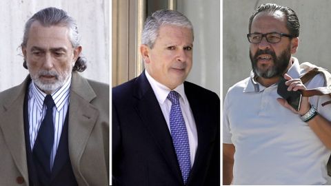 Francisco Correa, Pablo Crespo y Álvaro Pérez, el Bigotes, condenados por el cso Gürtel.
