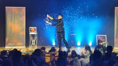 El mago ferrolano Magic Mateo en una de sus actuaciones