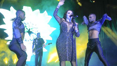 El concierto de Fangoria abarrotó la plaza