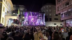 El grupo La Banda de Ayer, durante su actuaci�n en las fiestas de Ordes el pasado verano