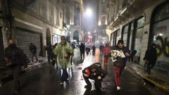 Protesta contra el proyecto para la venta de tierras esta semana en Buenos Aires