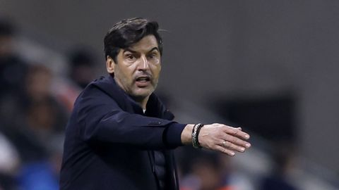 El entrenador del Oympique de Lyon, Paulo Fonseca.