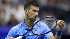 Djokovic durante su encuentro en el US Open