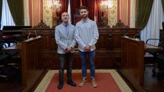 Pablo Rodr�guez fue recibido en el sal�n de plenos